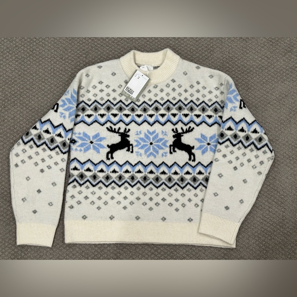 NWT H&M Reindeer Sweater